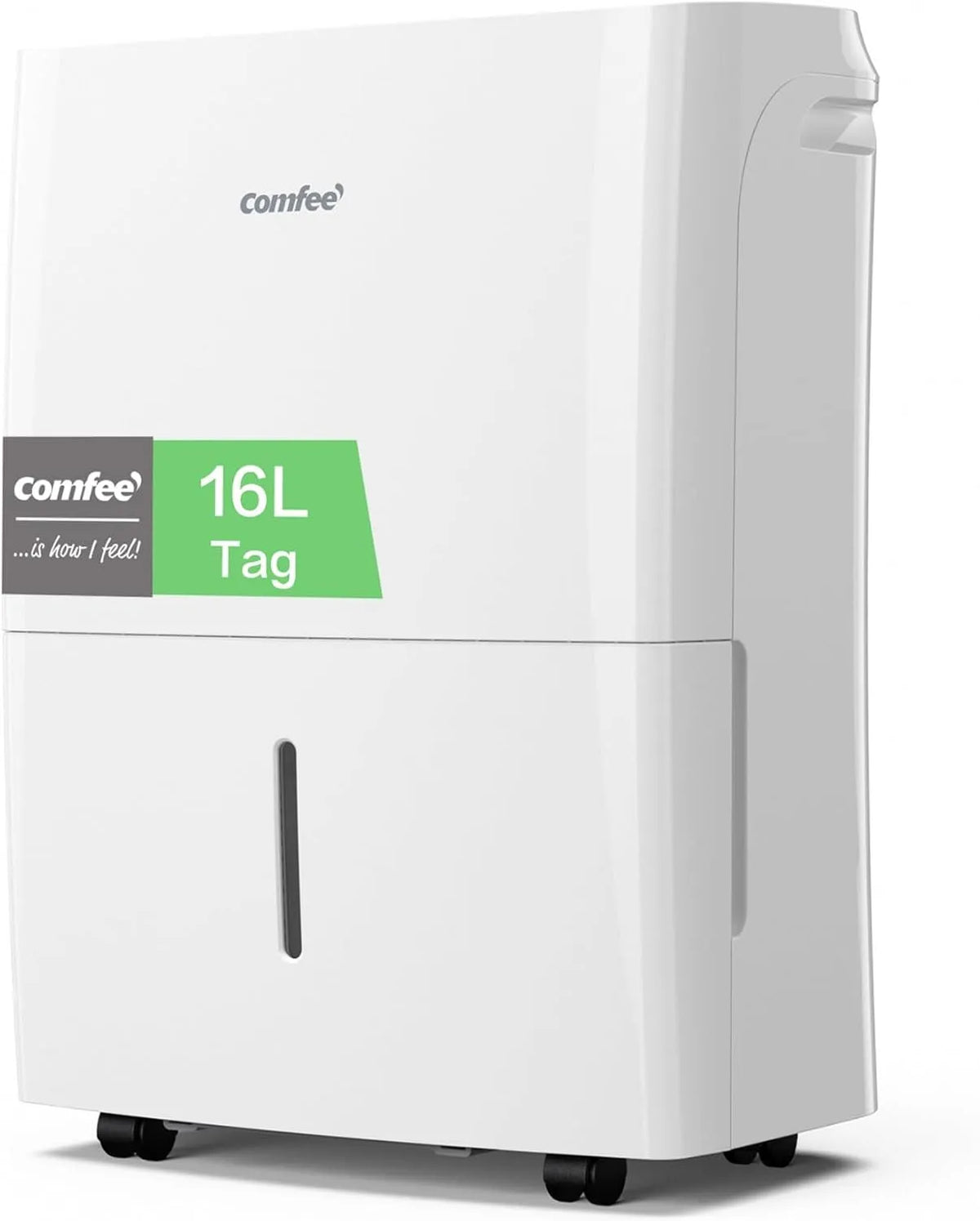 Comfee Luftentfeuchter 24H ca.80m MDDF-16DEN7-WF, Fassungsvermögen 16L, 16L/24h, Raumgröße ca.80m³, 32m², Wassertank 3L, Smart modu, APP-fähig, Timer