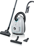 Bosch Staubsauger BGB38HYG1, Fassungsvermögen 4 l, Schlittenstaubsauger, bequem zu bedienen, Weiß