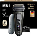 Braun Modell 9625S, 5+1 Ultradünne Präzisionsklingen, Pro SensoAdapt, Ladeständer, Graphit, Series 9 PRO+ Elektrorasierer, bis zu 60 Min, PowerCase