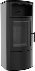 Kaminofen KRATKI KOZA TITAN, BImSchV 2, Ökodesign, Stahlofen Heizeinsatz Holz in freistehender Ausführung, Holzofen Kamineinsatz 11kW Ø150, EEK A