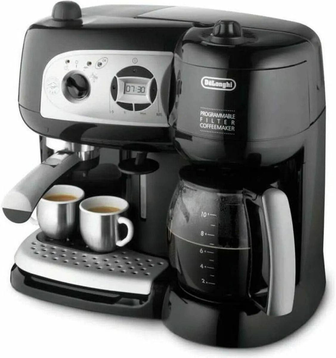 Espressomaschine BCO264.1 De'Longhi, und Kaffeemaschine in einem, Maße 38 x 24 x 35 cm, mit Pumpe, in Schwarz
