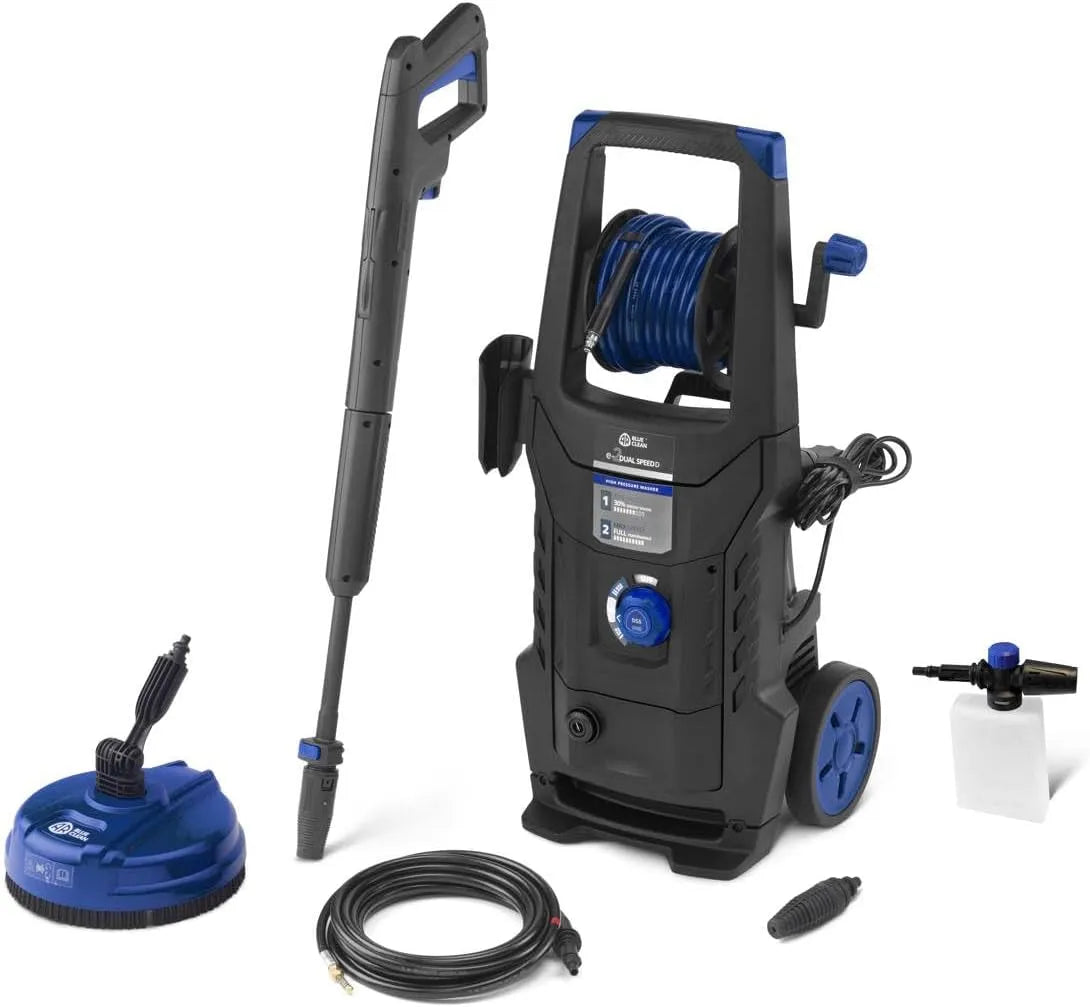 Hochdruckreiniger e-2DUALSPEED AR Blue Clean, Leistung 2200 W, 160 bar, 460 l/h, D mit Dual Speed System, Rohrreinigersonde und Patio Cleaner