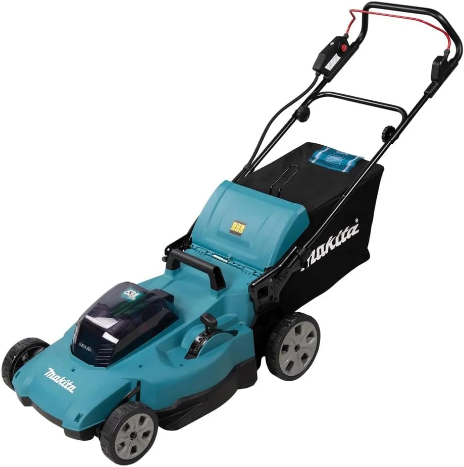 Makita Rasenmäher DLM538Z 2x18V, Akku, ohne Ladegerät, Petrol
