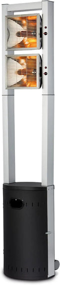 Gas ECOLINE PURE 5640 Enders Terrassenheizer, Gas-Heizstrahler, Terrassenstrahler mit Ultra Brenner-Technologie, Umkippsicherung, in Schwarz